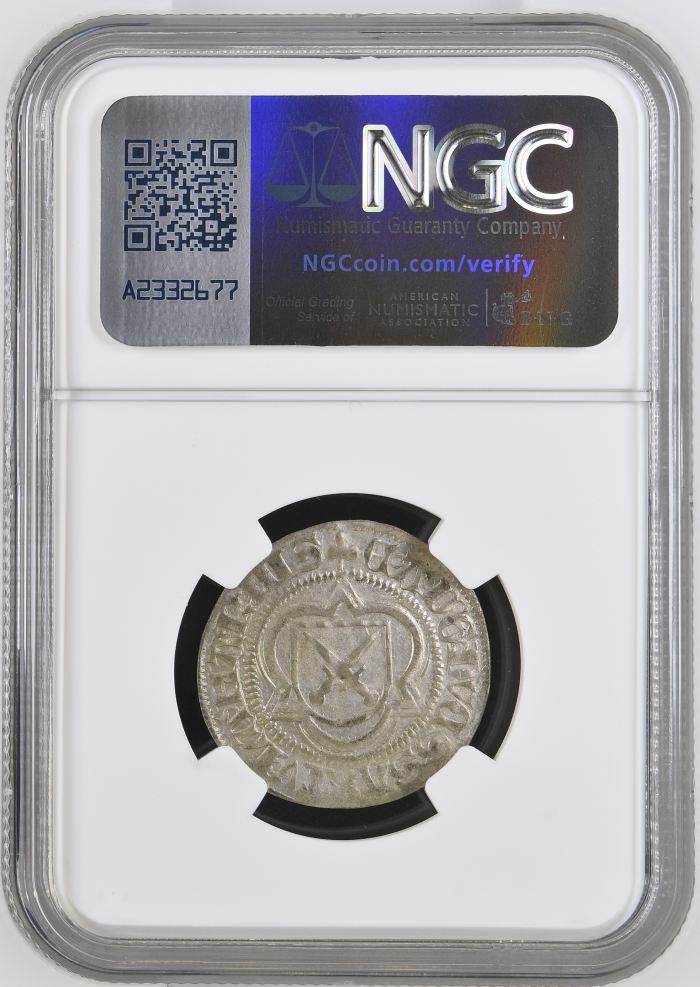 Germany 1/2 Schwertgroschen 1482 Saxony NGC AU50 0123542Germany 1/2 Schwertgroschen 1482 Saxony NGC AU50 0123542 - Image 2