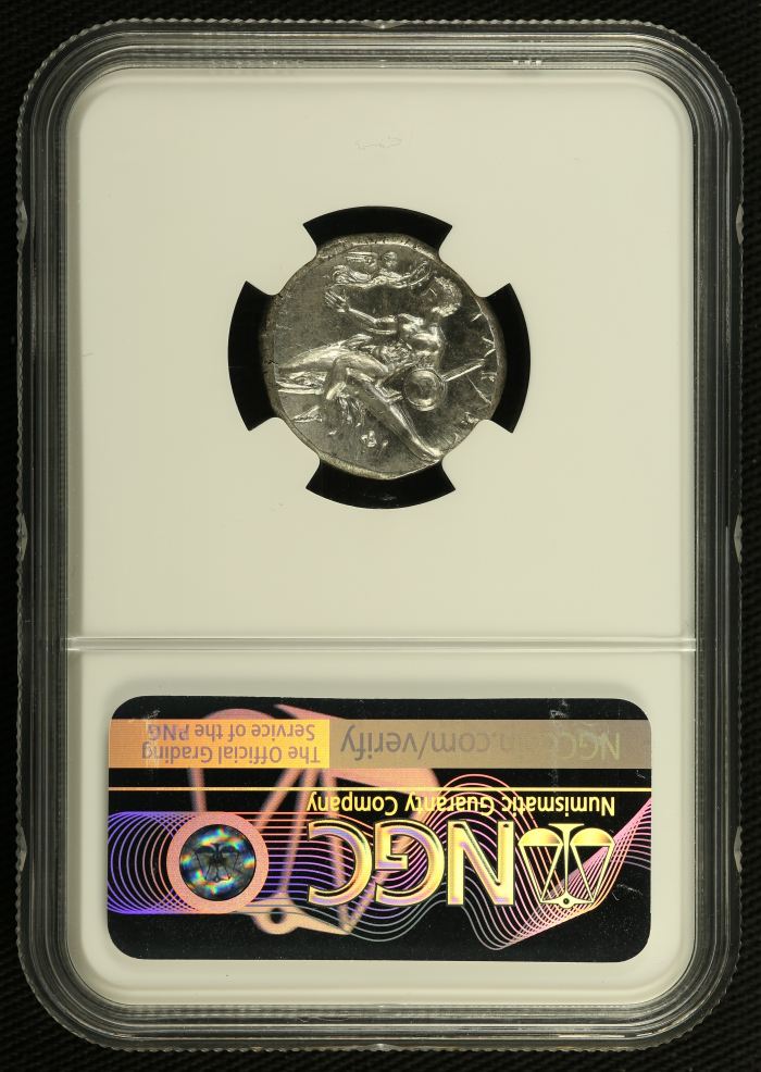 Calabria Taras c.302-280 BC AR Didrachm NGC MS 0126817Calabria Taras c.302-280 BC AR Didrachm NGC MS 0126817 - Image 2