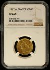 France 20 Francs 1812 W NGC MS60 0135357