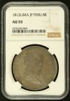 Peru 8 Reales 1812 Lima JP NGC AU55 0136331