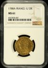 France Louis d or 1788 A NGC MS61 0136881