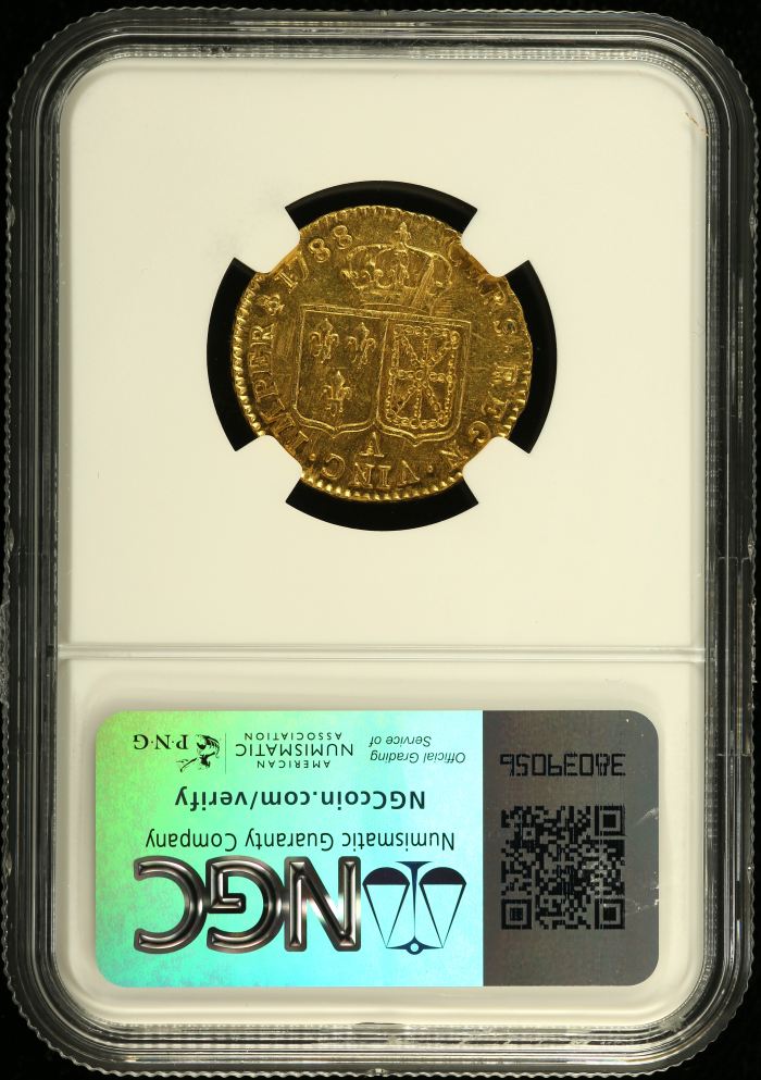 France Louis d or 1788 A NGC MS61 0136881France Louis d or 1788 A NGC MS61 0136881 - Image 2