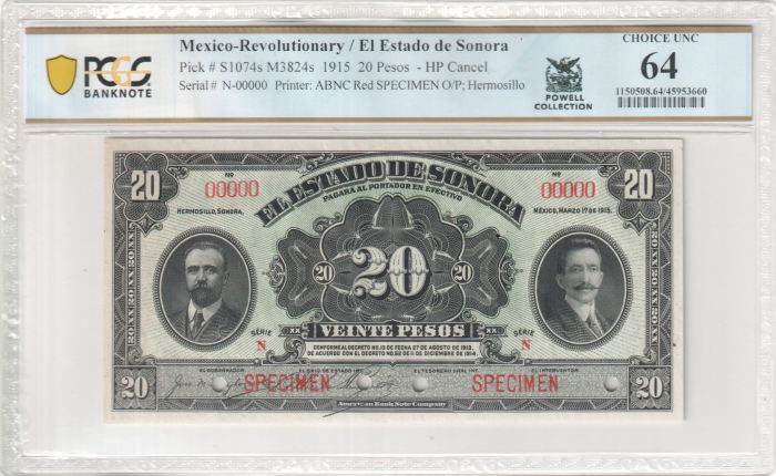 Revolutionary Currency 8 Piece Specimen Set 1915 Sonora M3819-M3826 PCGS f_35106Revolutionary Currency 8 Piece Specimen Set 1915 Sonora M3819-M3826 PCGS f_35106 - Image 11