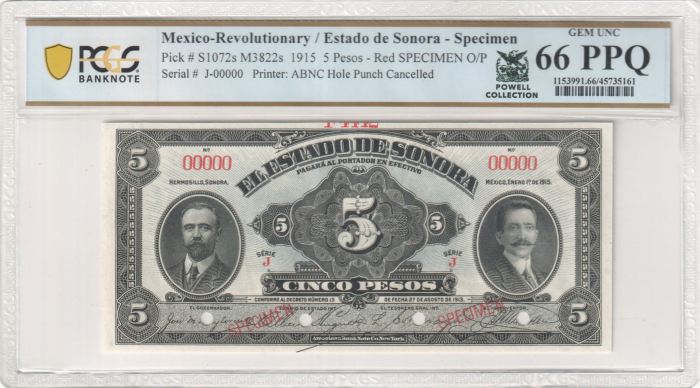 Revolutionary Currency 8 Piece Specimen Set 1915 Sonora M3819-M3826 PCGS f_35106Revolutionary Currency 8 Piece Specimen Set 1915 Sonora M3819-M3826 PCGS f_35106 - Image 7