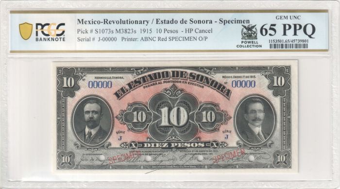 Revolutionary Currency 8 Piece Specimen Set 1915 Sonora M3819-M3826 PCGS f_35106Revolutionary Currency 8 Piece Specimen Set 1915 Sonora M3819-M3826 PCGS f_35106 - Image 9