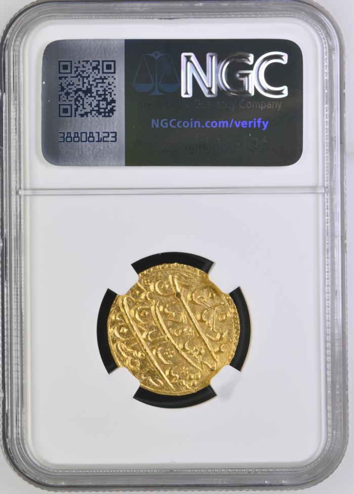 India Gold Mohur RY2(1629) Mughal NGC MS64 0142590India Gold Mohur RY2(1629) Mughal NGC MS64 0142590 - Image 2