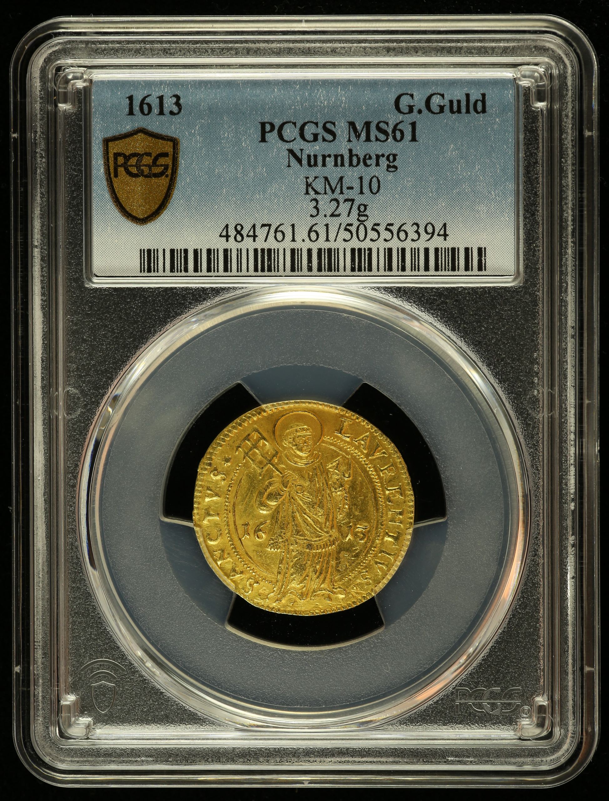 Germany Goldgulden 1613 Nurnberg PCGS MS61 KM-10 0143731