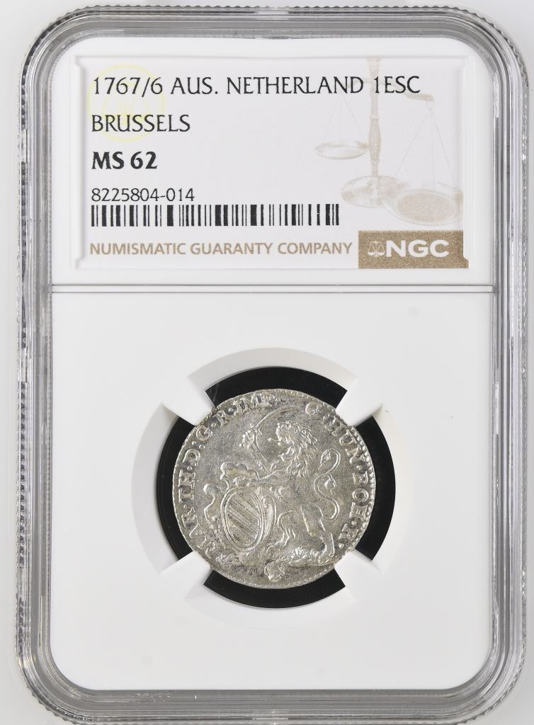 Belgium Escalin 1767/6 Brussels NGC MS62 0144569