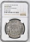 Colonial Silver & Minors Reijgersdaal (1747) 8 Reales 1741 Mo MF NGC AU Details 0150241